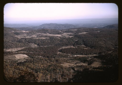 View in the mountains along the Skyline Drive, Va.
