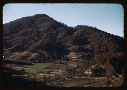 Mountain farm along the Skyline Drive, Virginia