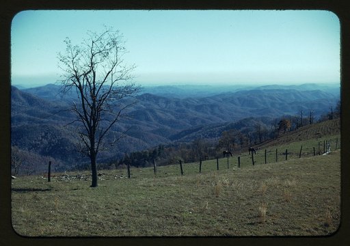 Mountain farm along Skyline Drive, Va.