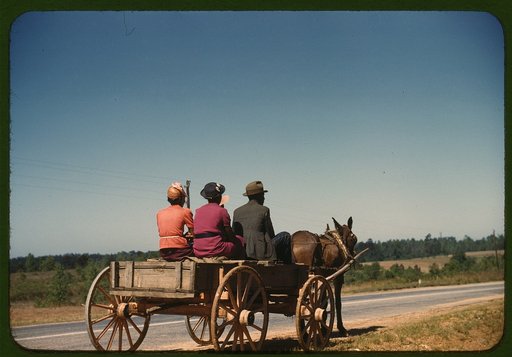 Going to town on Saturday afternoon, Greene Co., Ga.