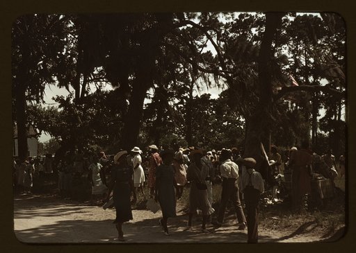 A Fourth of July celebration by a group of Negroes, St. Helena Island, S.C.