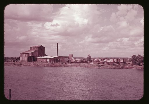 Abandoned brick plant near Muskogee, Oklahoma