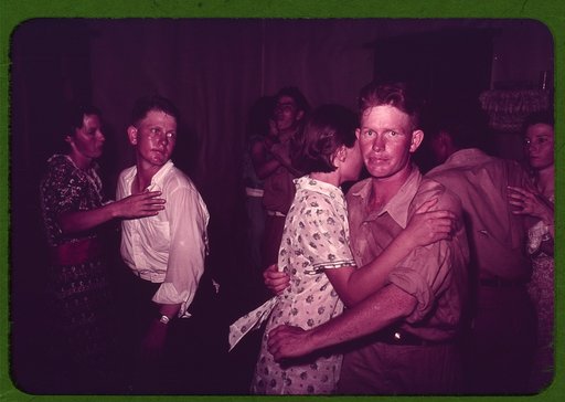 Couples at square dance, McIntosh County, Oklahoma