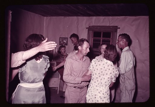 Scene at square dance, McIntosh county, Oklahoma