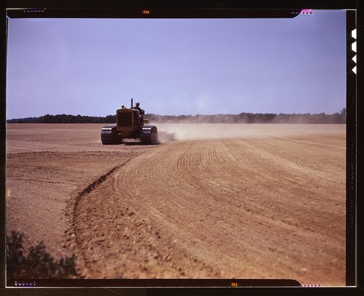Cultivating a field, Seabrook Farm, Bridgeton, N.J.
