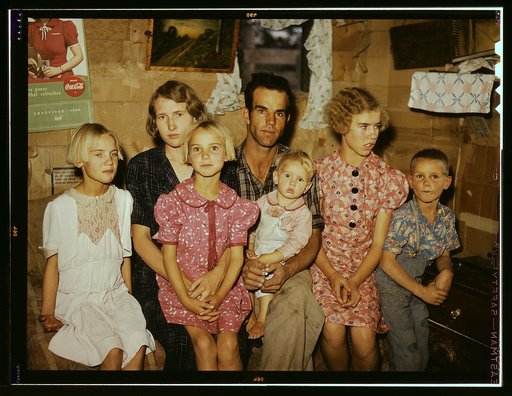 Jack Whinery and his family, homesteaders, Pie Town, New Mexico