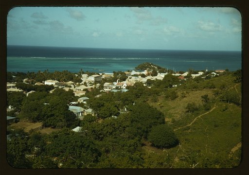 General view of sea coast, vicinity of Christiansted, Saint Croix, Virgin Islands