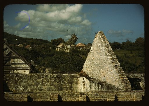 Ruins of an old sugar mill and plantation house, vicinity of Christiansted, Saint Croix, Virgin Islands