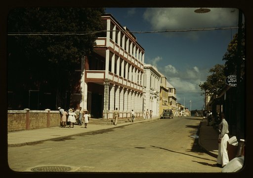 Street in Christiansted, St. Croix, Virgin Islands