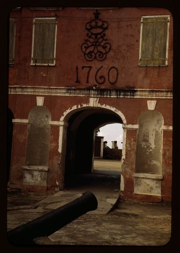 In the old fort built by the French, Frederiksted, Saint Croix island, Virgin Islands