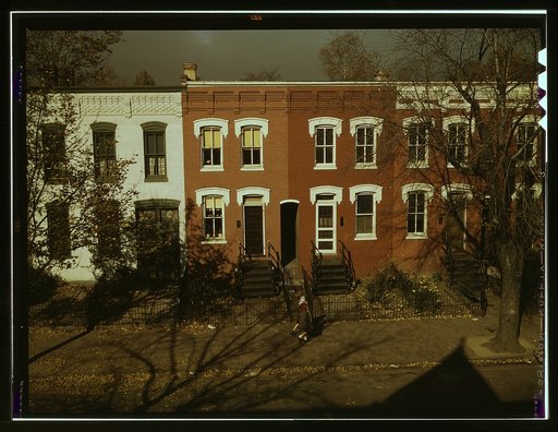 Row houses, corner of N and Union Streets S.W., Washington, D.C.