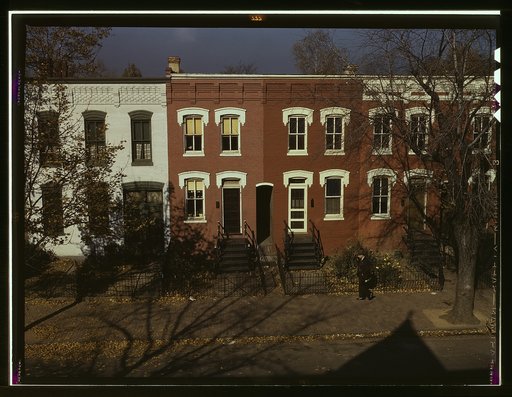 Row houses, corner of N and Union Streets S.W., Washington, D.C.