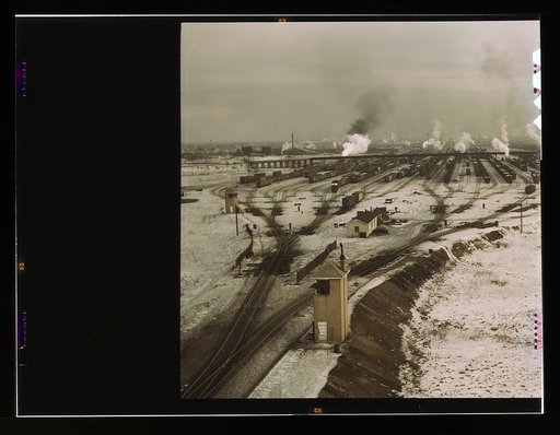General view of the hump, Chicago and Northwestern [i.e. North Western] railroad classification yard, Chicago, Ill.