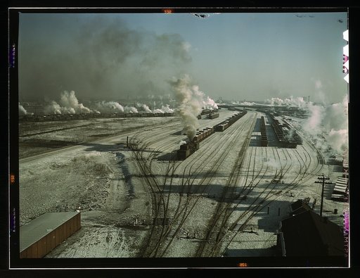 General view of one of the yards of the Chicago and Northwestern [i.e. North Western] railroad, Chicago, Ill.