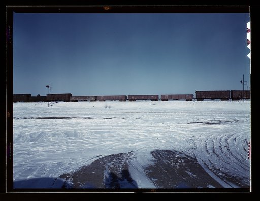 Train going over the hump at C & NW RR's [i.e. Chicago and North Western railroad's] Proviso yard, Chicago, Ill.