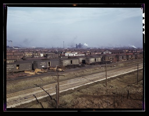 The regular tracks of the South Yards, at C & NW RR's Proviso (?) yard, Chicago, Ill.
