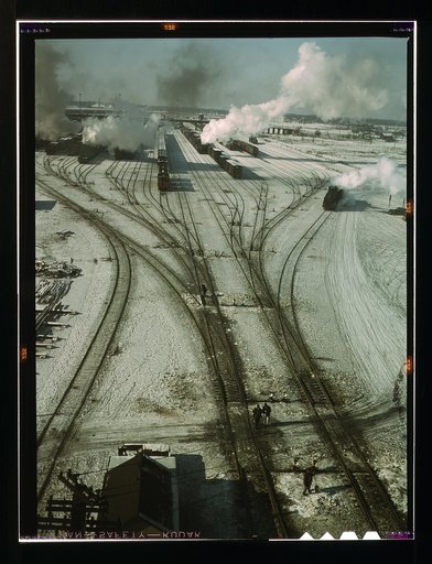 General view of one of the classification yards of the C & NW RR [i.e. Chicago and North Western railroad], Chicago, Ill.