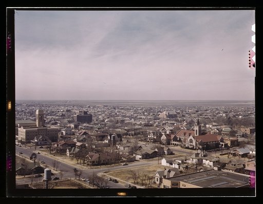 Amarillo, Texas, general view, Santa Fe R.R. trip