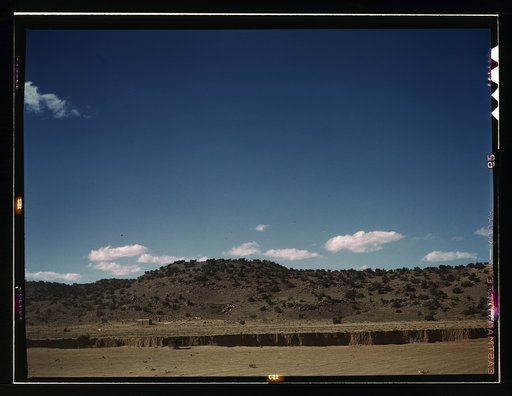 Landscape along the Santa Fe R.R., Willard, N[ew] Mex[ico
