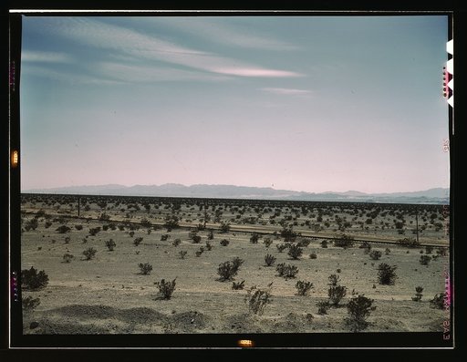 Mojave Desert country, crossed by Santa Fe R.R., Cadiz, Calif.