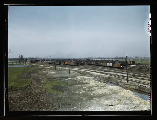 C. M. St. P. & P. R.R., general view of part of the yard, Bensenville, Ill.