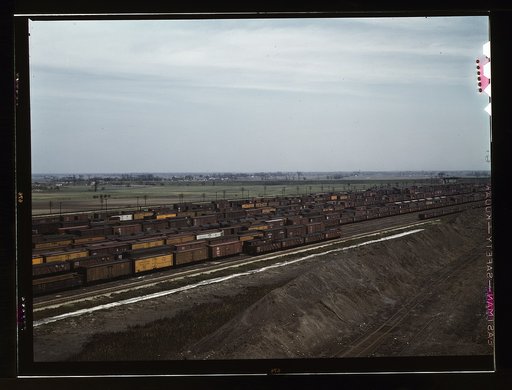 C. M. St. P. & P. R.R., general view of part of the yard, Bensenville, Ill.