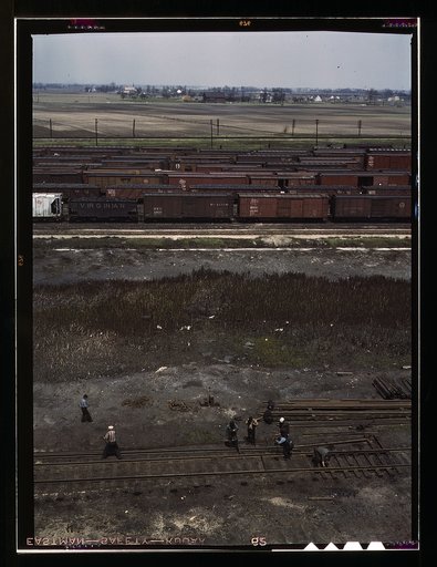 Section crew at work on the track, C. M. St. P. & P. R.R., Bensenville, Ill.