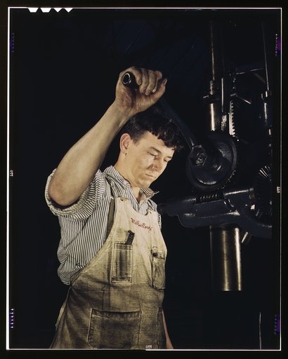 Drill press operator, Allegheny Ludlum Steel[e] Corp., Brackenridge, Pa.