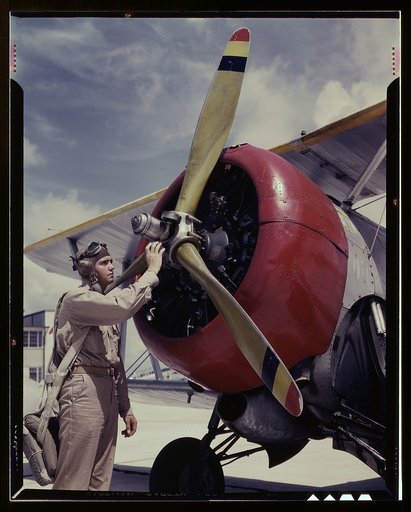 Av. Cadet Thanas at the Naval Air Base, Corpus Christi, Texas