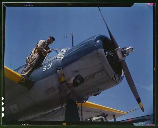 Aviation cadet in training at the Naval Air Base, Corpus Christi, Texas
