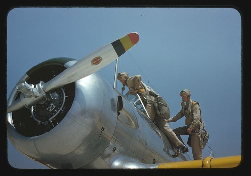 Aviation cadets at the Naval Air Base, Corpus Christi, Texas