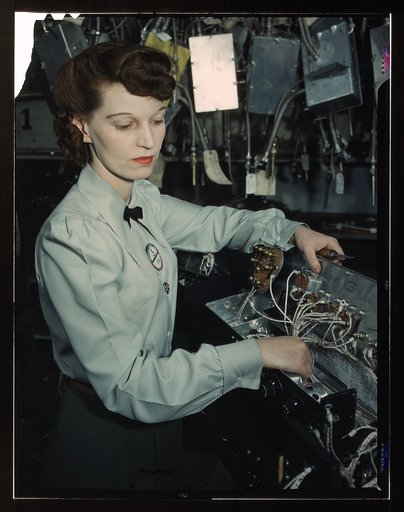Electronics technician, Goodyear Aircraft Corp., Akron, Ohio
