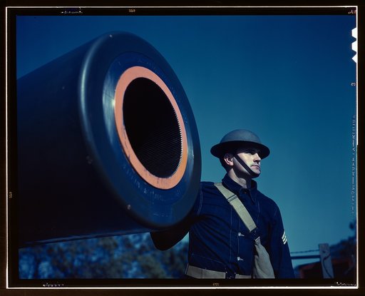 16-inch coast artillery gun, Ft. Story, Va.