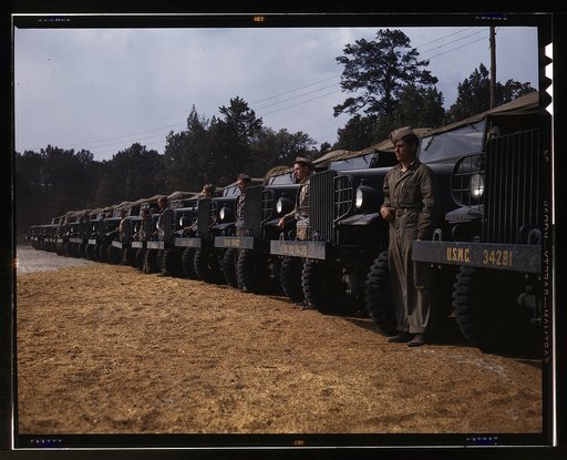 New River Marine Base, motor detachment, North Carolina