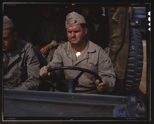 Driver of Marine truck, New River, N.C.