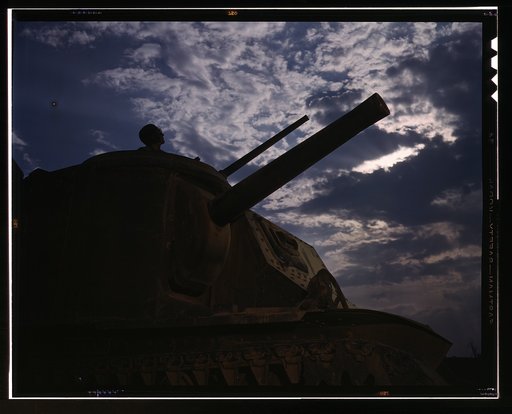 The crew of an M-3 tank learn all the ways of causing trouble for the Axis with a 75-mm. gun, a 37-mm. gun and four machine guns, Fort Knox, Ky. The Fort Knox School for tank crews has graduated many men who are now ready to meet the enemy on our far flung battle lines -- and on more than equal term