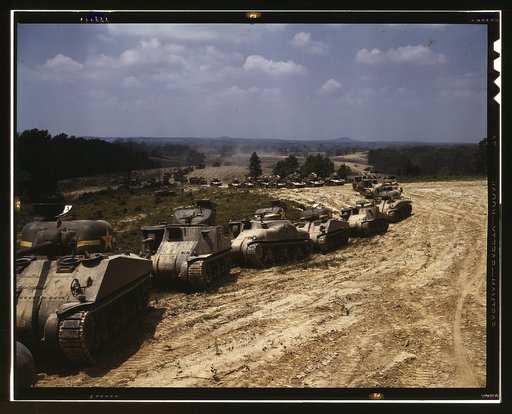 M-4 tank line, Ft. Knox, Ky.