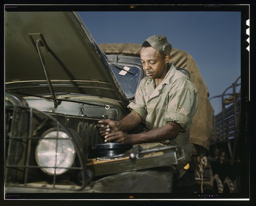 Colored mechanic, motor maintenance section, Ft. Knox, Ky.