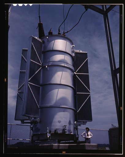 Transformer at TVA's Chickamauga Dam near Chattanooga, Tenn.