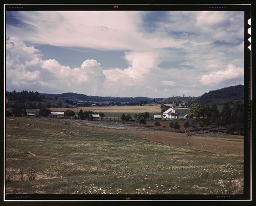 The countryside near the Tennessee Valley Authority dam site, Douglas Dam vicinity, Tenn.