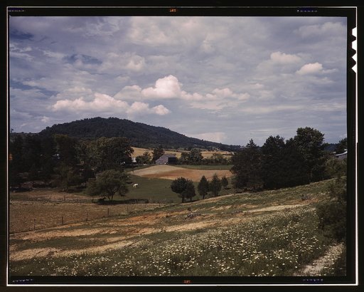 The countryside near the Tennessee Valley Authority dam site, Douglas Dam vicinity, Tenn.
