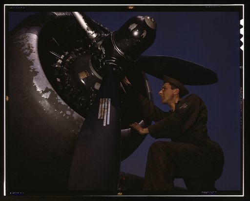 Servicing [an] A-20 bomber, Langley Field, Va.