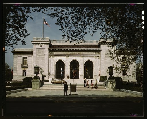 Front view of the Pan American Union, Washington, D.C.