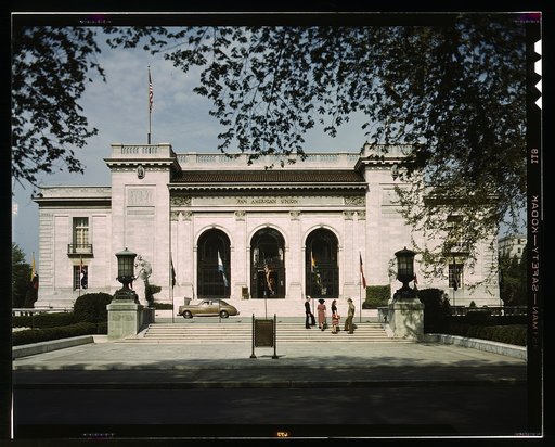 Front view of the Pan American Union, Washington, D.C.