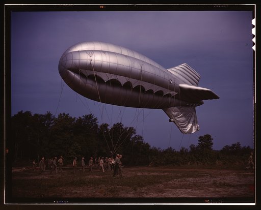 Barrage balloon, Parris Island, S.C.
