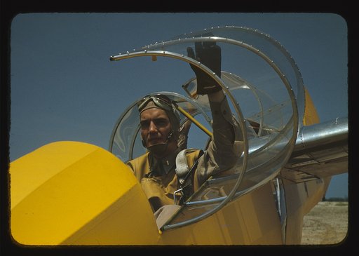 Marine glider pilot at Parris Island, S.C.