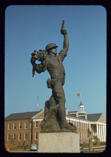 Marine statue at Parris Island, S.C.
