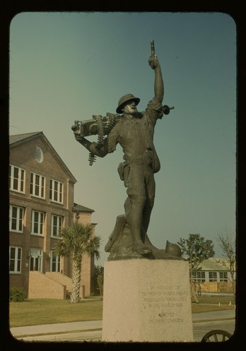 Marine statue at Parris Island, S.C.