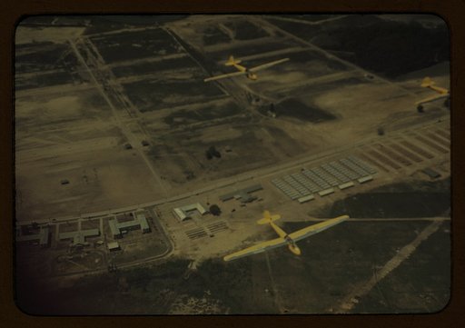 Marine Corps gliders in flight out of Parris Island, S.C.