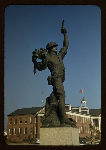 Marine statue at Parris Island, S.C.